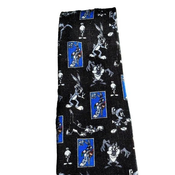 Vintage Looney Tunes Stamp Collection Tie Bugs Marvin Taz Tweety - Picture 2 of 6